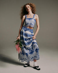 Belan Skirt Lace - Blue