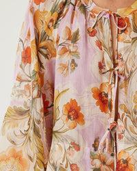 Bizzy Rami Shorts - Sun Fire Garden - Lilac