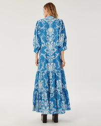 Lourdes Linen Maxi Dress - Barocco