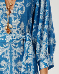 Lourdes Linen Maxi Dress - Barocco
