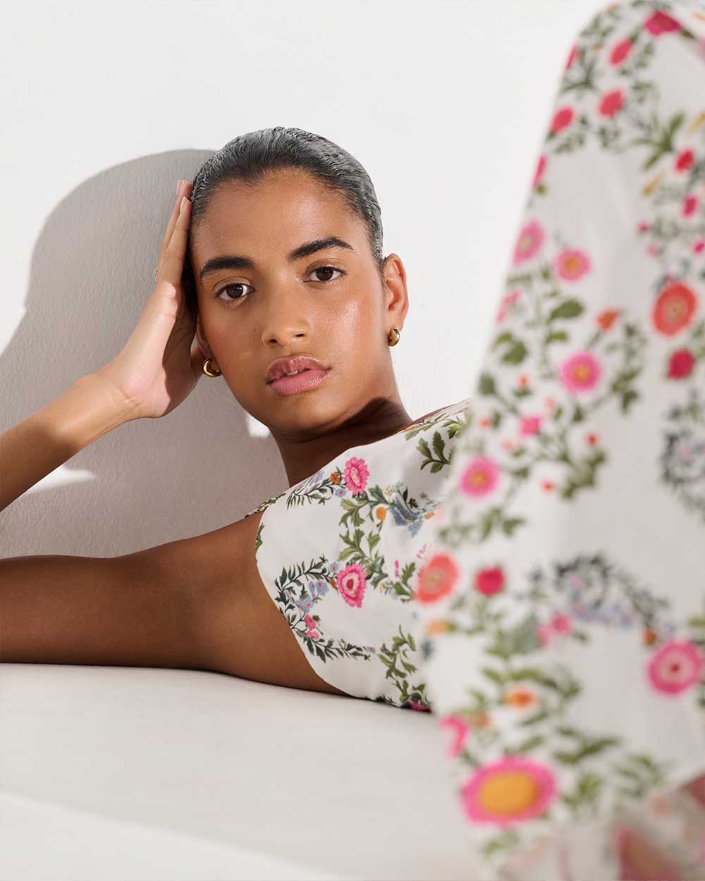 Cordiela Cotton Midi Dress - Botanic Eden