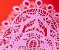 Rhea Top Lace Top - Red